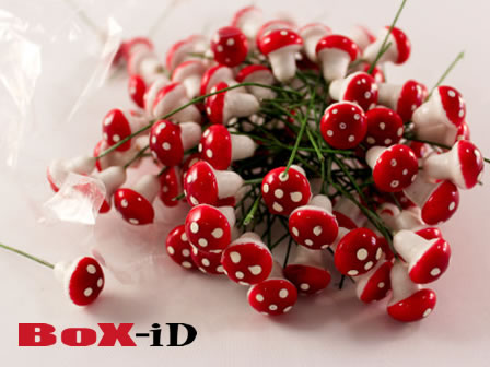 Paddestoel 15mm (100pcs)